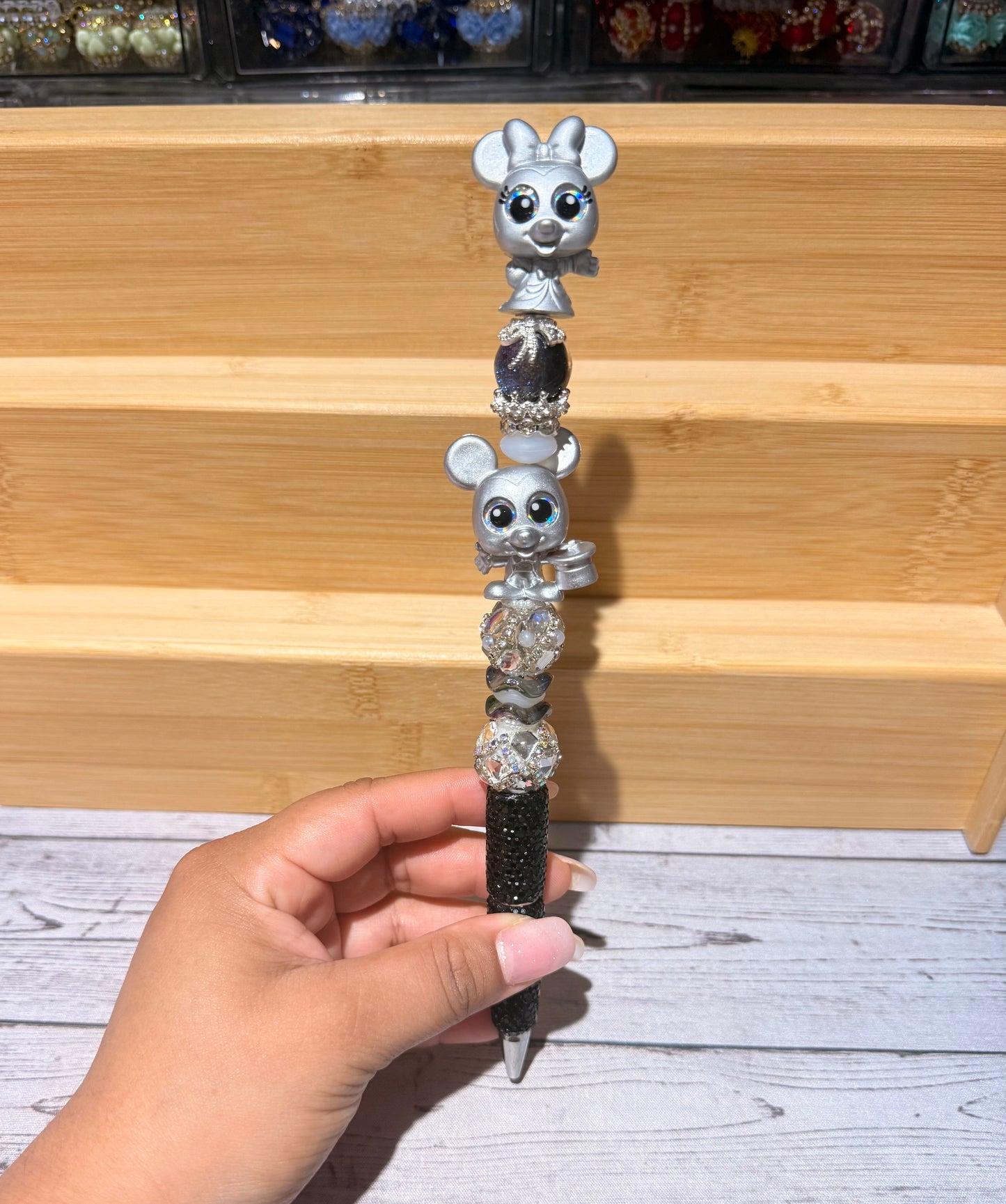 Minnie/Mickey Pen Silver edition