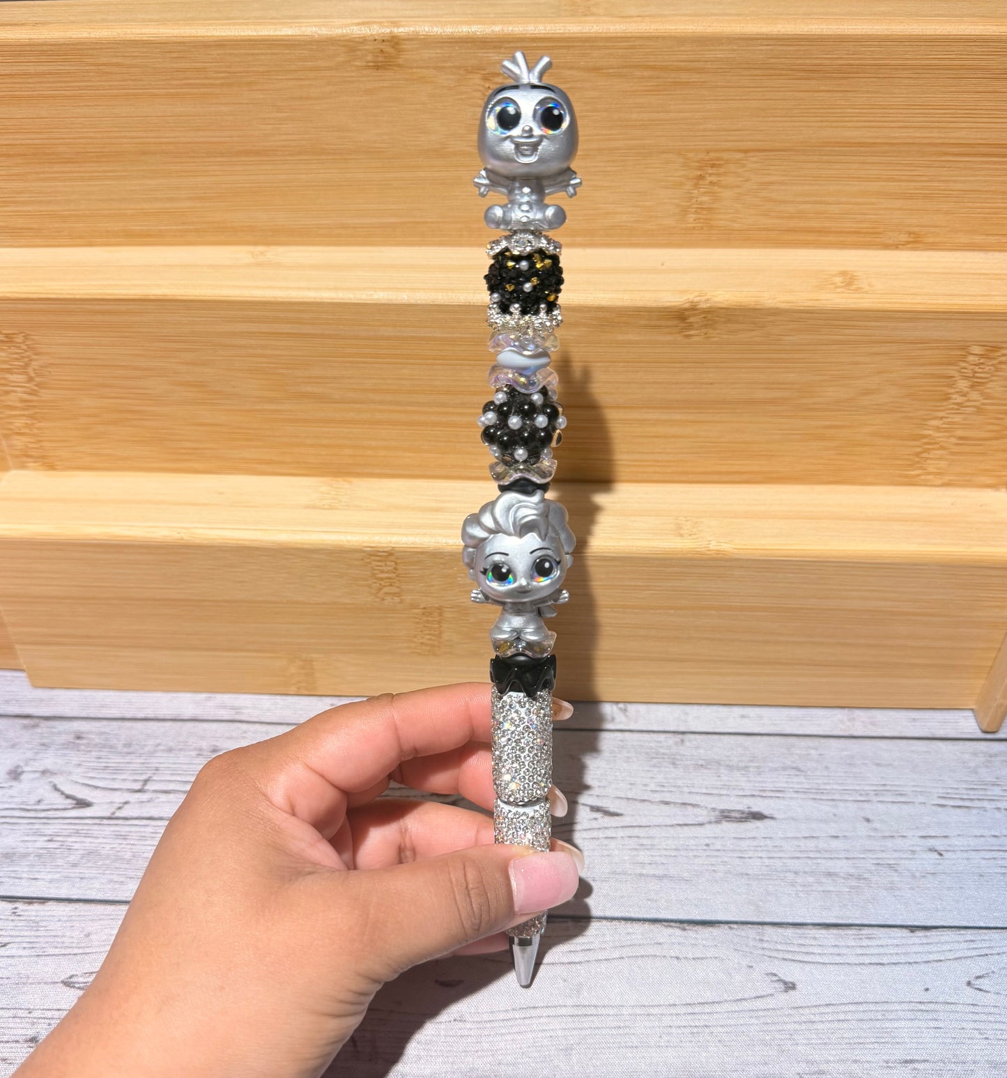 Olaf/ Elsa Pen Silver edition