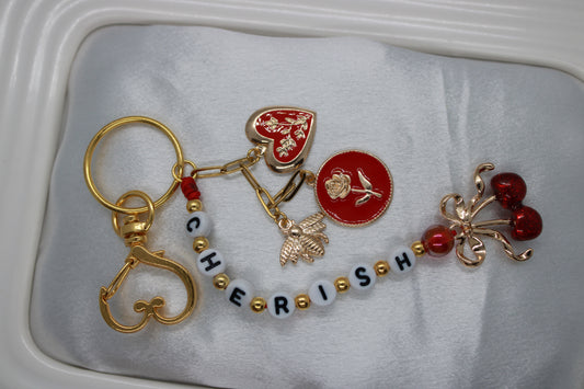 Cherry Blush Keychain